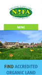 Mobile Screenshot of nofa.organiclandcare.net