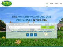 Tablet Screenshot of nofa.organiclandcare.net
